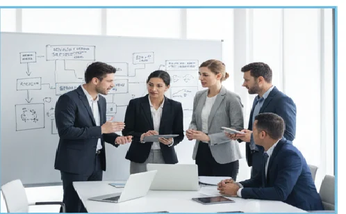 Professional planning discussion, illustrative image